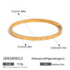 European And American Stainless Steel Zircon Bracelet Buckle Bracelet - Image 6