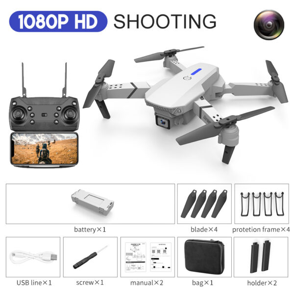 E88 Drone Aerial Photography HD 4K Dual Camera Remote Control Airplane Toy - Image 6