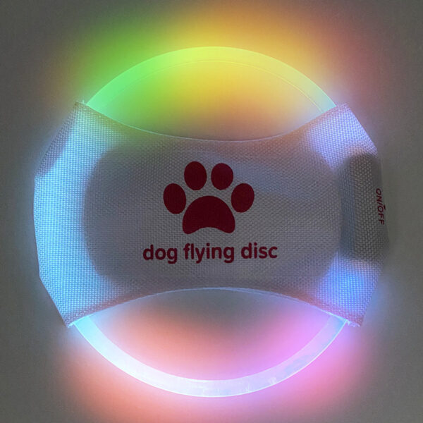 Dog Flying Discs Light Glowing LED LuminousTrainning Interactive Toys Game Flying Discs Dog Toy Pet Dog Accessories Pet Products - Image 2