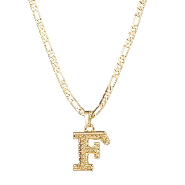 Commuter New Stainless Steel 26 Letter Necklace - Image 9