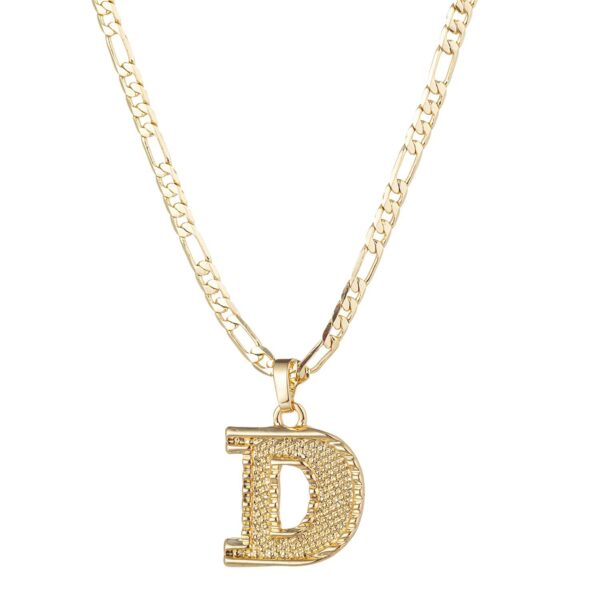 Commuter New Stainless Steel 26 Letter Necklace - Image 8