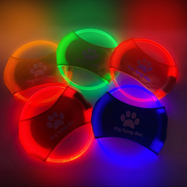 Dog Flying Discs Light Glowing LED LuminousTrainning Interactive Toys Game Flying Discs Dog Toy Pet Dog Accessories Pet Products - Image 7