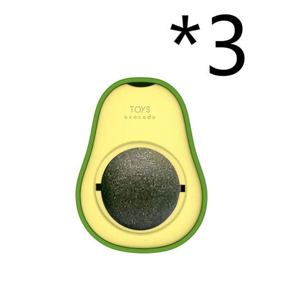 Avocado Cat Mint Multifunctional Catnip Toy 360 Rotating Self-healing Artifact Pet Supplies - Image 3